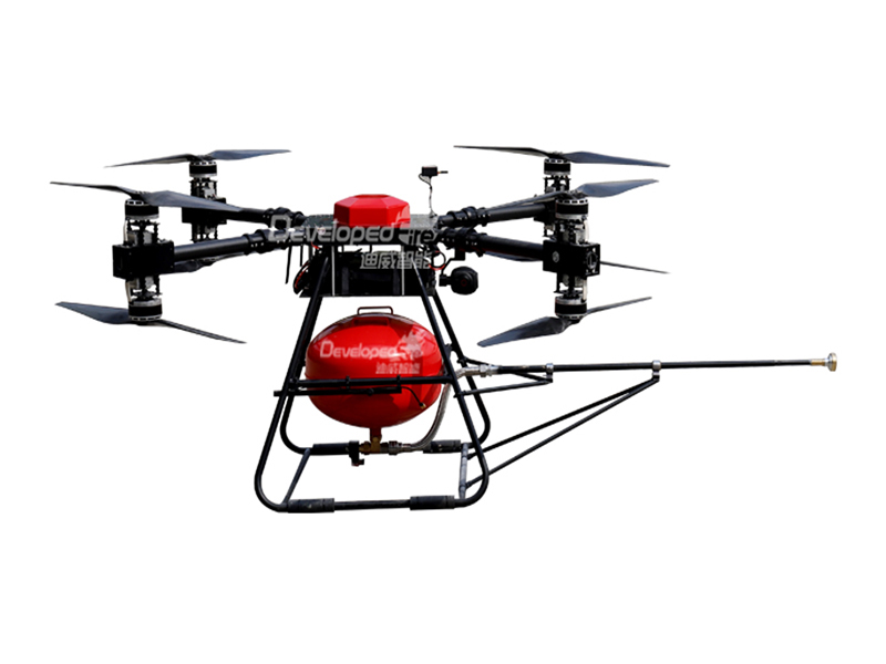  天翼大载沉干粉灭火无人机