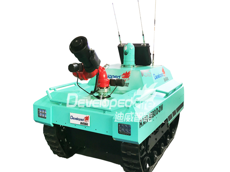 中型电动灭火机械人